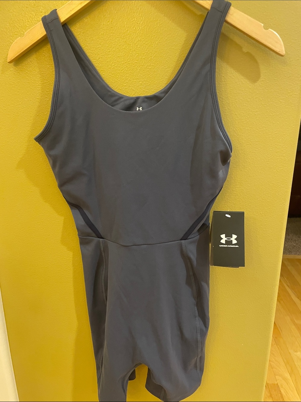 NWT Under Armour Dark Gray Performance Athletic Romper - Picture 1 of 12